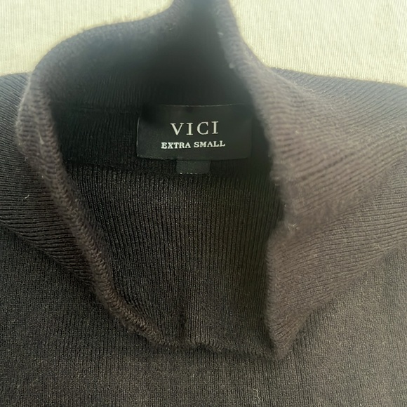 Vici Black Sweater - Picture 3 of 4